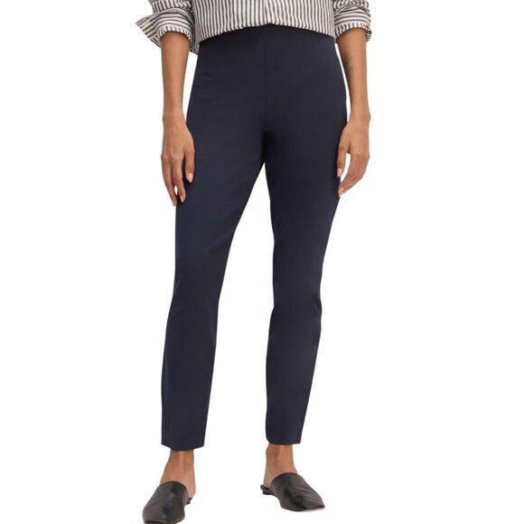 Everlane The Bi-Stretch Work Pant Navy Blue Sz 0 - Picture 1 of 7